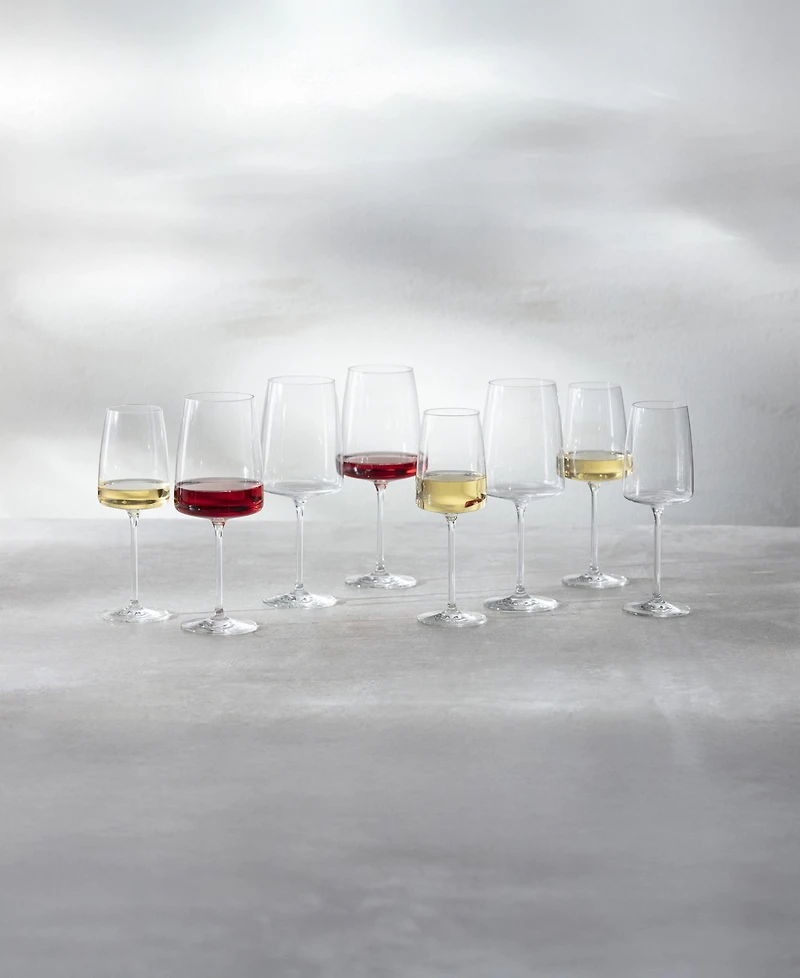 Zwiesel Glas Sensa Red and White Wine Glasses, Set of 8