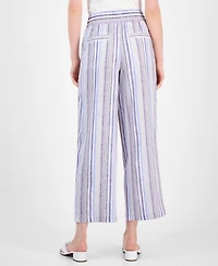 Tommy Hilfiger Women's Striped Drawstring-Waist Pants