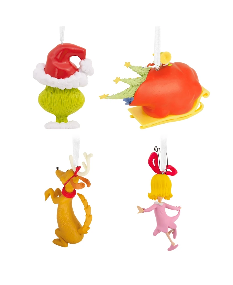 Hallmark Dr. Seuss's How the Grinch Stole Christmas Ornaments, Set of 4