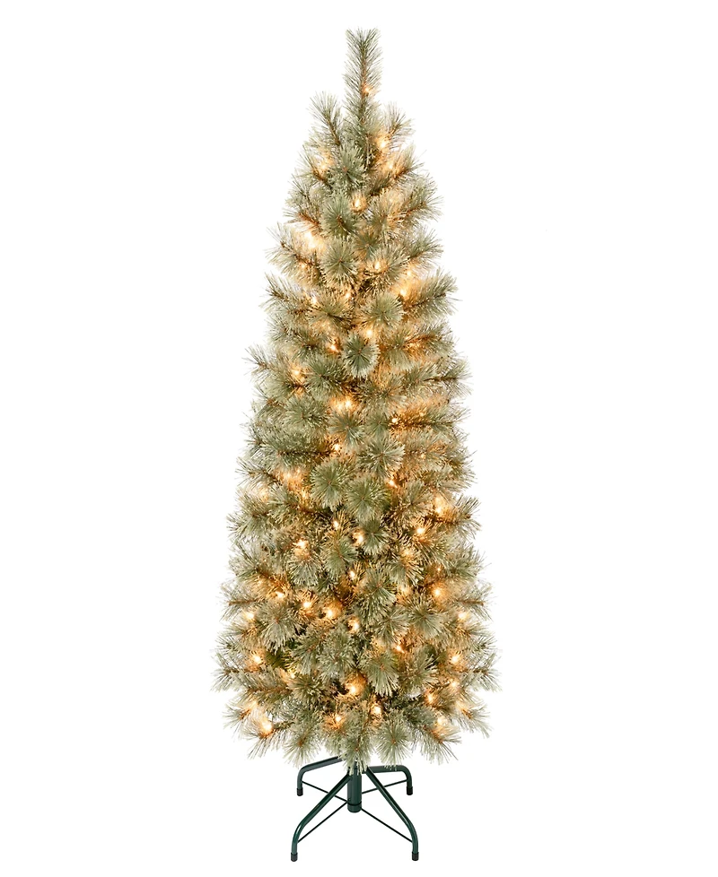 National Tree Company 4.5 ft. Pre-Lit Arcadia Pine Slim Cashmere Tree