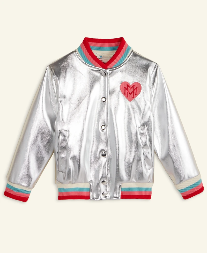 Disney | Macy's Girls 2T-6X Minnie Mouse & Daisy Duck Faux Leather Jacket, Exclusive