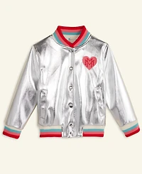 Disney | Macy's Girls 2T-6X Minnie Mouse & Daisy Duck Faux Leather Jacket, Exclusive
