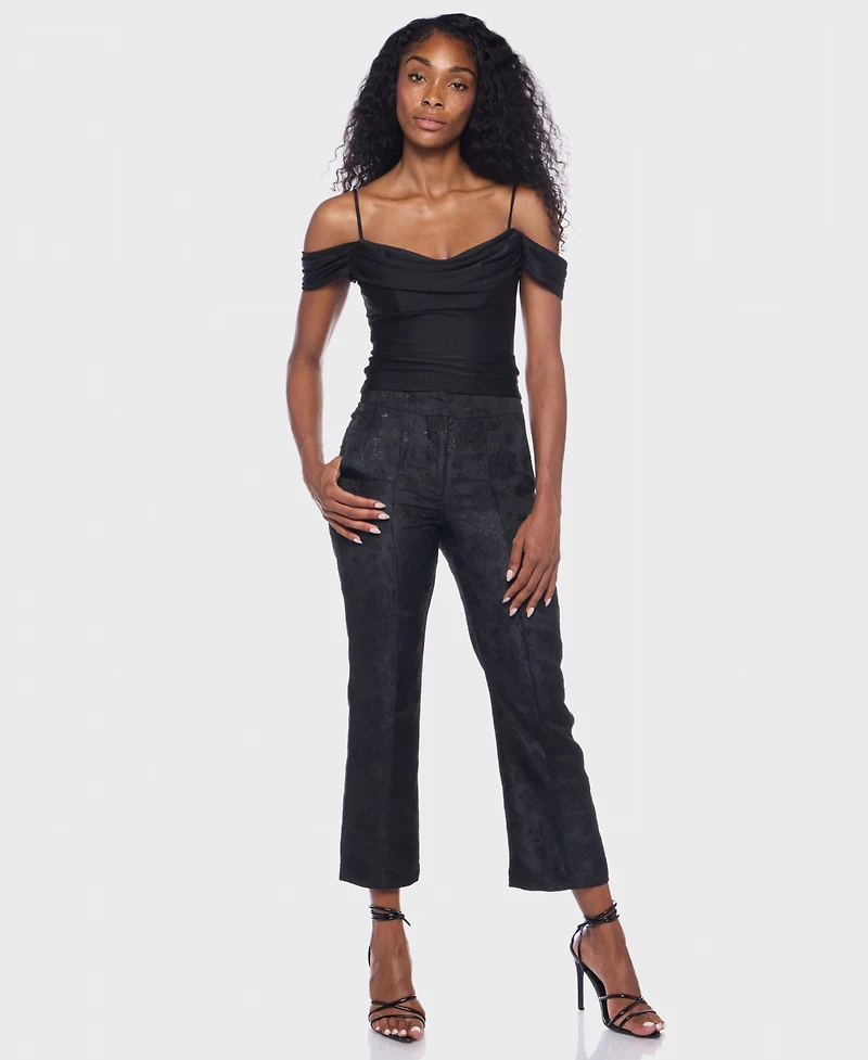 Alex & Sophia Women's Spaghetti Strap Off-The-Shoulder Top