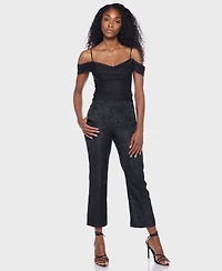 Alex & Sophia Women's Spaghetti Strap Off-The-Shoulder Top