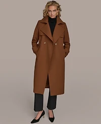 Donna Karan New York Women's Belted Notched-Collar Trench Coat