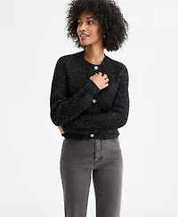 On 34th Women's Metallic-Flecked Rhinestone-Button Cardigan, Macy's Exclusive