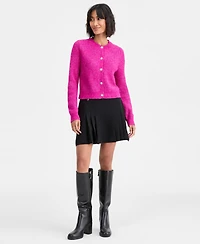 On 34th Women's Lurex Rhinestone-Button Cardigan, Macy's Exclusive