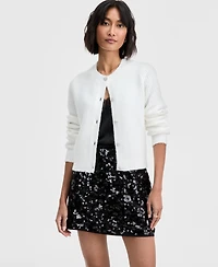 On 34th Women's Lurex Rhinestone-Button Cardigan, Macy's Exclusive