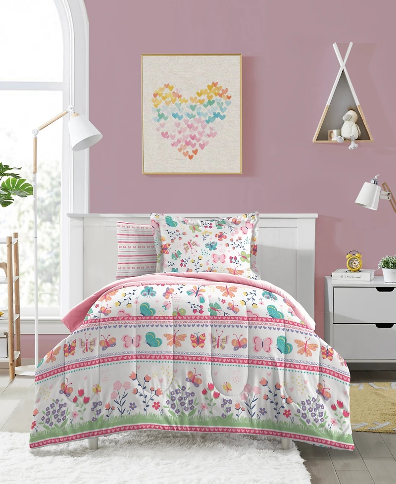 Dream Factory Butterfly Garden -Pc. Comforter Set