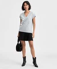 On 34th Women's Embellished Sweater Vest, Macy's Exclusive