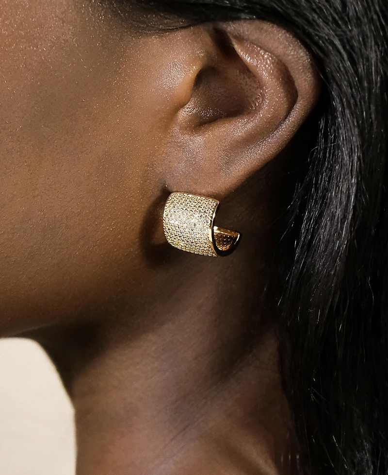 Sterling Forever Simone Cubic Zirconia Stud Earrings