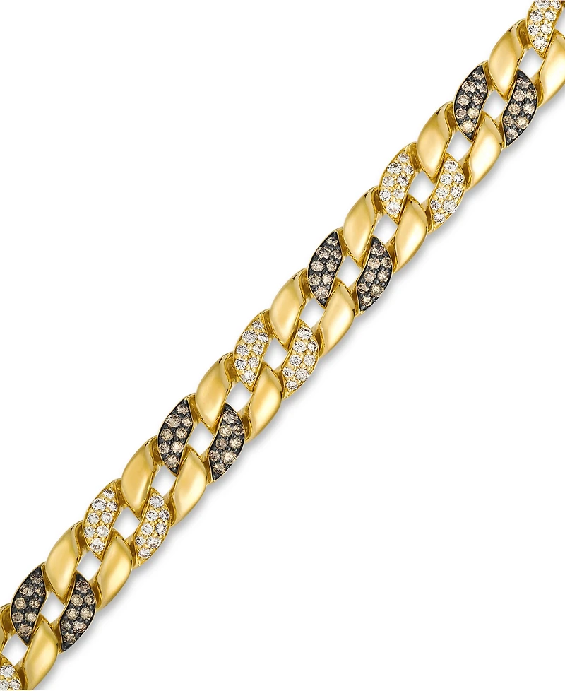 Le Vian Nude Diamond (1.46 ct. t.w.) and Chocolate Diamond (1.52 ct. t.w.) Bracelet in 14K Honey Gold