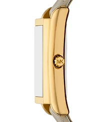 Michael Kors Women's Essex Three-Hand Nude Leather Watch, 26x36mm