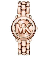 Michael Kors Women's Phoebe Three-Hand Rose Gold-Tone Stainless Steel Watch, 36mm