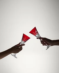 Waterford Lismore Red Toasting Flute, Set of 2