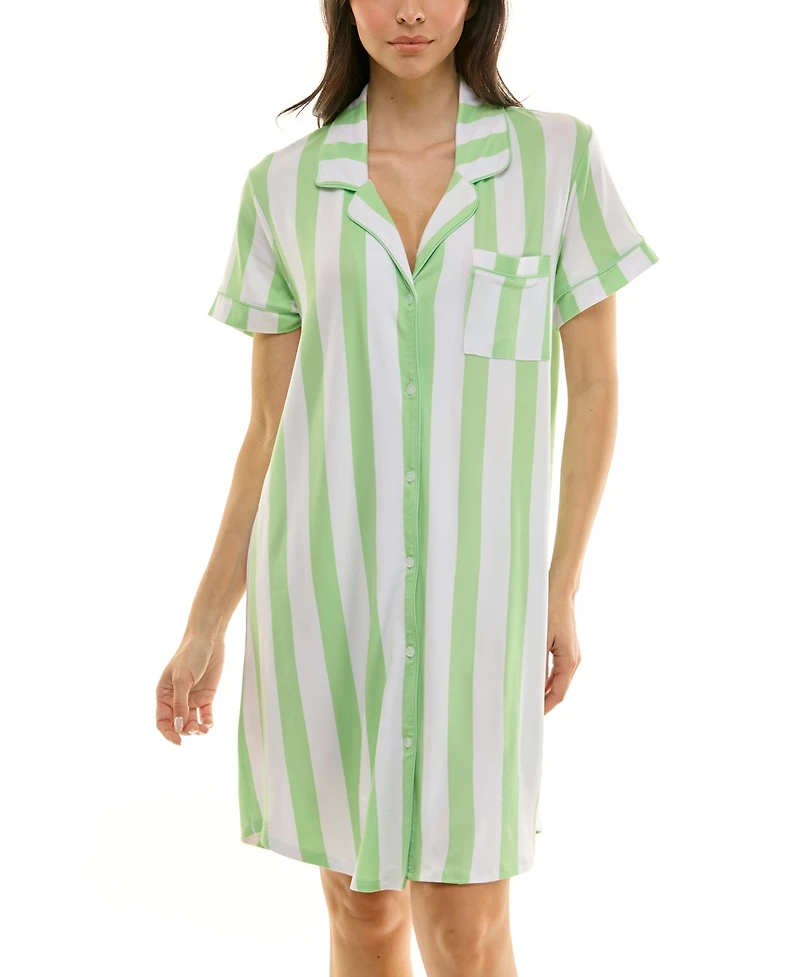 Derek Heart Women's Printed Sleepshirt