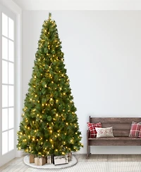 Puleo 9' Pre-Lit Artificial Wyoming Pine Tree with Multi-Function Led Lights
