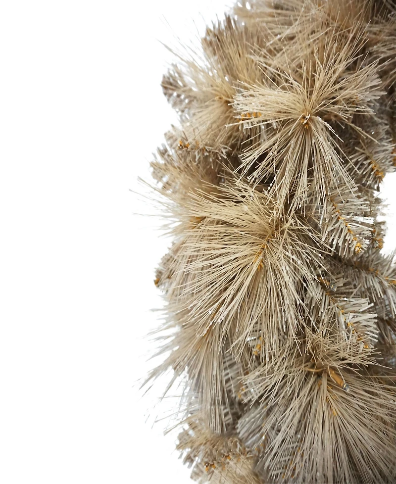 Puleo 24" Pre-Lit Battery-Operated Wreath