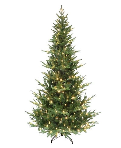 Puleo 7.5' Pre-Lit Sacramento Fir Artificial Christmas Tree