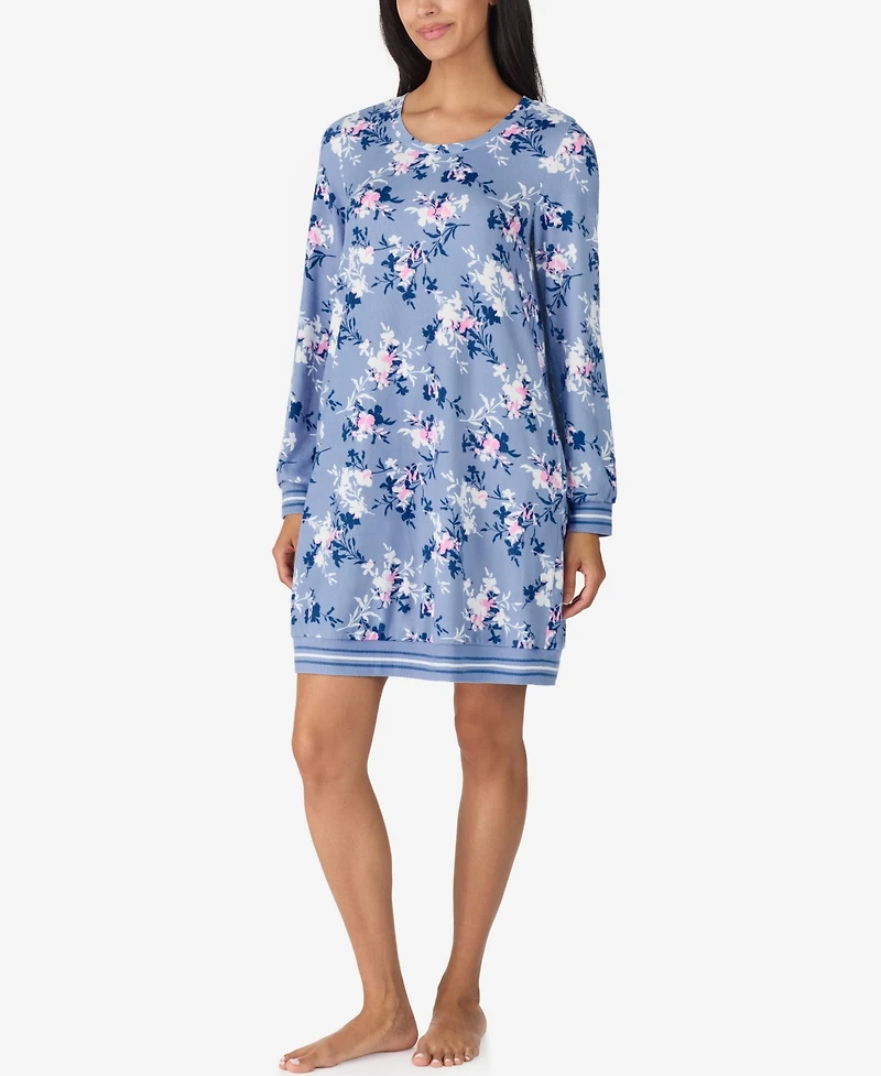 Ellen Tracy Women's Long Sleeve Sleepshirt