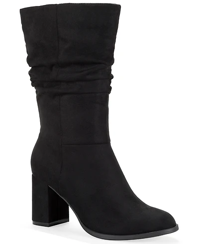 Style & Co Women's Reneee Scrunch Mid Shaft Boots, Macy's Exclusive