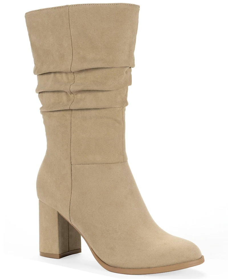 Style & Co Women's Reneee Scrunch Mid Shaft Boots, Macy's Exclusive