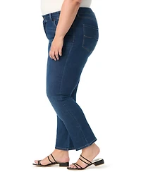 Gloria Vanderbilt Plus Tummy Sculpt Straight Jeans