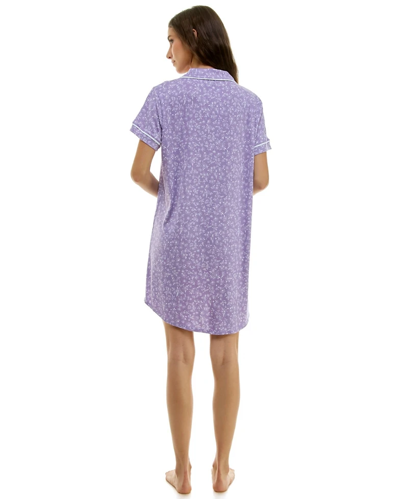 Derek Heart Women's Printed Sleepshirt