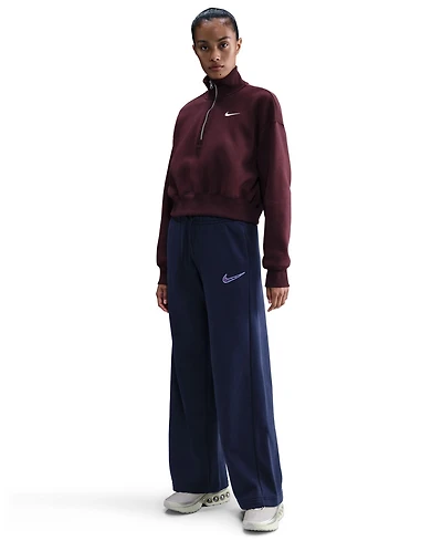 Nike Sportswear Women's Mid-Rise Wide Leg Sweatpants