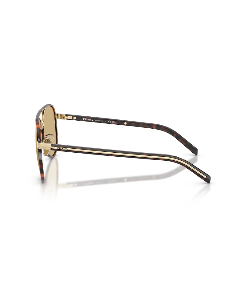 Prada Women's Pilot Aviator Sunglasses, PRB57S