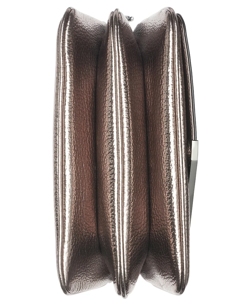 Calvin Klein Women's Ria Metallic Crossbody Bag
