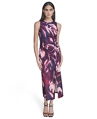 Vince Camuto Petite Printed Sleeveless Midi Dress