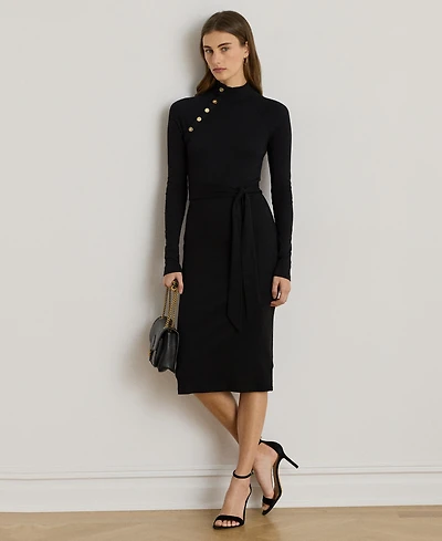 Lauren Ralph Lauren Women's Button Trim Dress