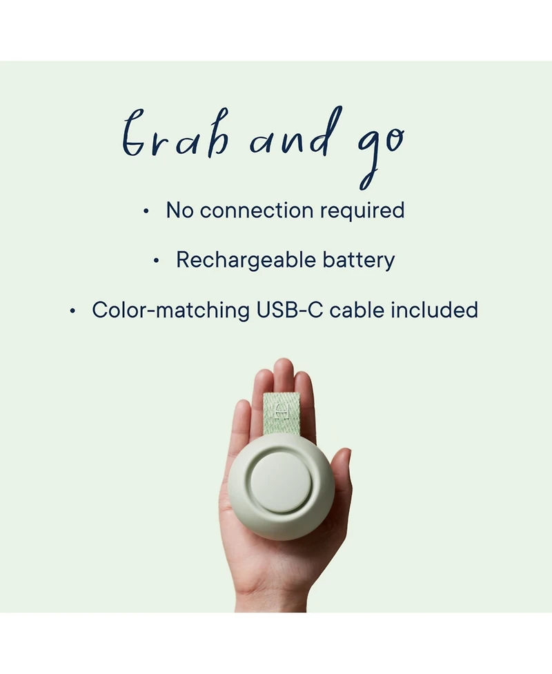 Hatch Rest Go, Portable Sound Machine for Babies and Kids, Baby Sleep Soother