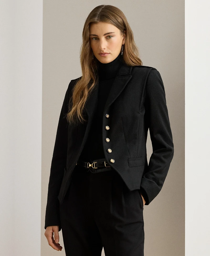 Lauren Ralph Women's Collared Long Sleeve Jacket