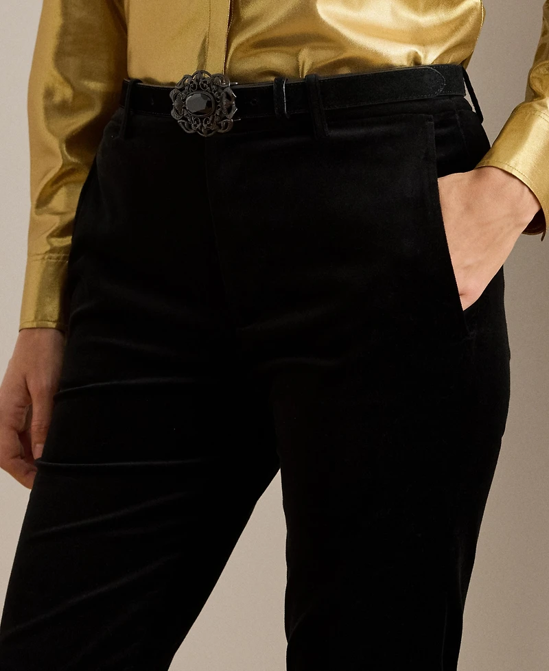 Lauren Ralph Women's Slim Fit Ankle Pants