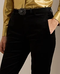 Lauren Ralph Women's Slim Fit Ankle Pants