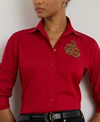 Lauren Ralph Women's Classic-Fit Logo Shirt