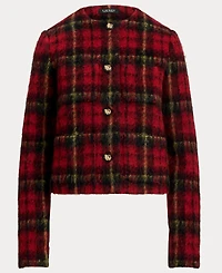 Lauren Ralph Women's Plaid Long Sleeve Jacket