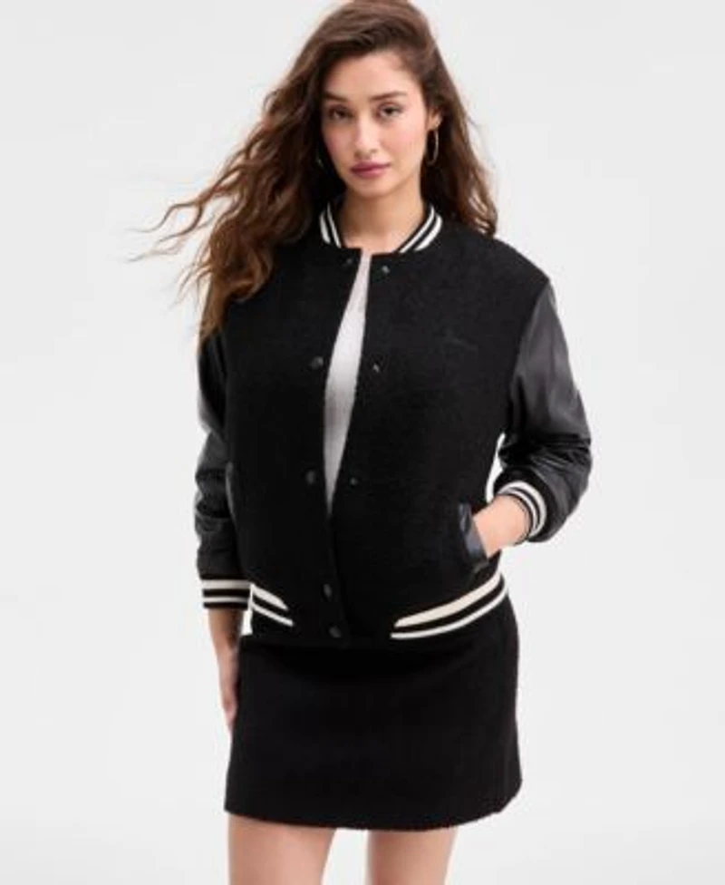 Guess Womens Danielle Bomber Jacket Zita Mini Skirt