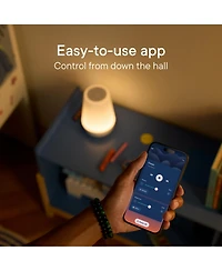 Hatch Rest+ Baby & Kids Sound Machine 2nd Gen Child's Night Light, Alarm Clock, Toddler Sleep Trainer, Time-to-Rise, White Noise, Bedtime Stories, Por