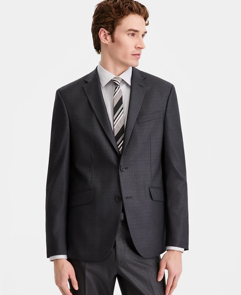 Kenneth Cole Reaction Men's Techni-Cole Suit Separate Slim-Fit Jacket
