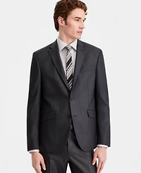 Kenneth Cole Reaction Men's Techni-Cole Suit Separate Slim-Fit Jacket