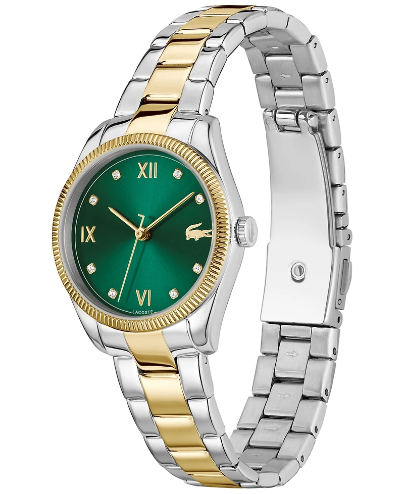 Lacoste Women's Parisienne Two Tone Stainless Steel Bracelet Watch, 30mm