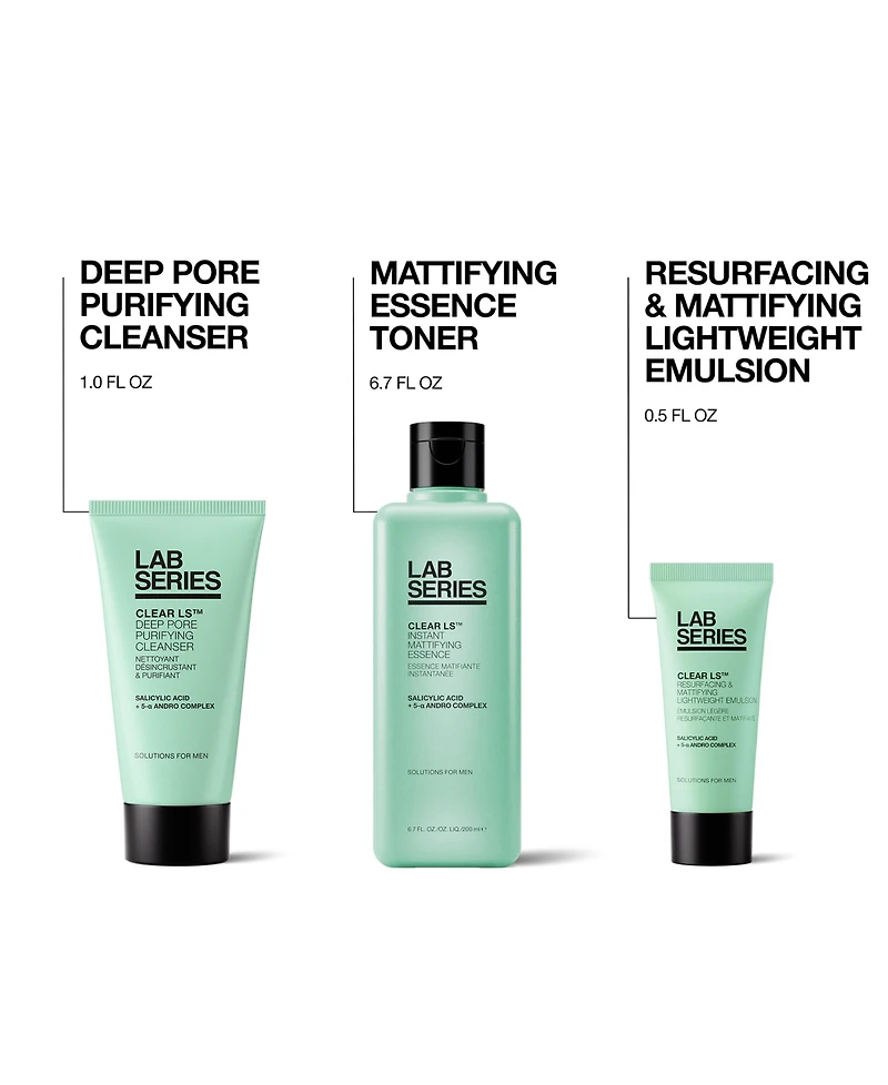 Lab Series Clear Ls Let's Clear Things Up Men's Skincare Gift Set
