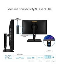 Asus Asus ProArt Display PA32UCX-pk 32" 4K Hdr Mini LEDMonitor, 99% Dci-P3 99.5% Adobe Rgb, DeltaE<1, 10-bit, Ips, Thunderbolt 3 Usb-c Hdmi Dp, Calman