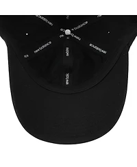 New Balance Men's Black 6-Panel Linear Logo Hat
