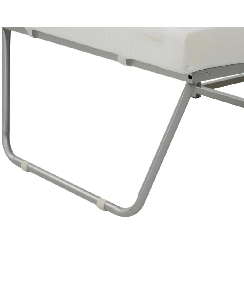 Homcom Convertible Ottoman, Guest Sleeper Bed,