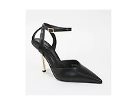 Berness Clarissa Pumps with Metallic Heel