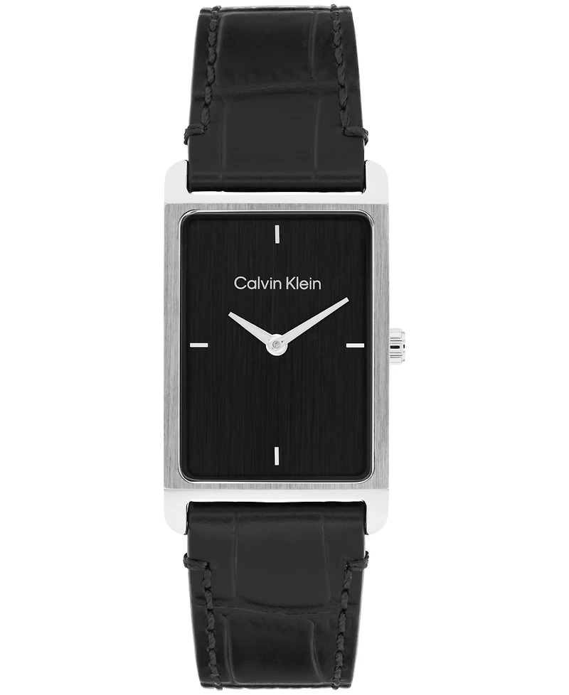 Calvin Klein Men's Dapper Leather Strap Watch